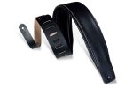 Levy s Leathers DM1PD-BLK 3″ Leather Guitar Strap - Black Sale