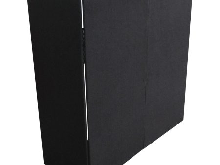 Open Box: Odyssey CF4848, 48″ Wide x 48″ All-Black Pro DJ Facade on Sale