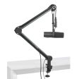 B-Stock: Gator Frameworks GFWMICBCBM4000 Professional Broadcast Boom Mic Stand with Led Light Supply