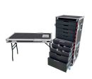 ProX XZF-10DTW, ATA Style (10) Rolling Utility Drawer Locking Tool Chest Organizer Flight Supply