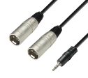 Adam Hall K3YWMM0300, 3 Star Series 2 XLR Male x Minijack Audio Cable - 3 m Online now