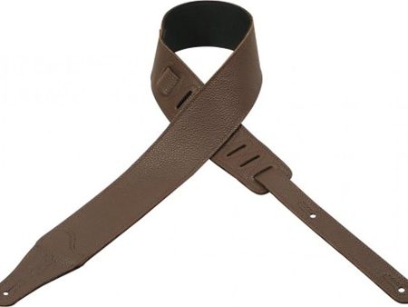 Levy s Leathers M26BL-BRN Acoustic Guitar Strap - Brown For Cheap