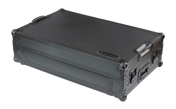 Odyssey FZGSDDJREV5CWBL, 1U Flight Case for DDJ-REV5 Controller with Glide Style Laptop Platform and Corner Wheels - Black Label Hot on Sale