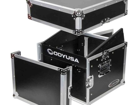 B-Stock: Odyssey FZ1006, 10U Top Slanted 6U Vertical Pro Combo Rack Case Sale