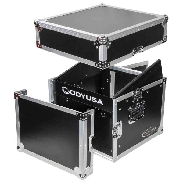 B-Stock: Odyssey FZ1006, 10U Top Slanted 6U Vertical Pro Combo Rack Case Sale