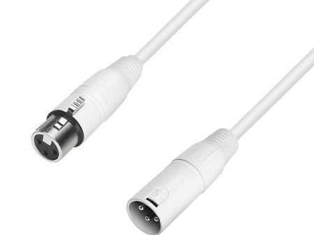 Adam Hall Cables 4 STAR MMF 500 SNOW, Microphone Cable XLR Female to XLR Male - 5 M Cheap