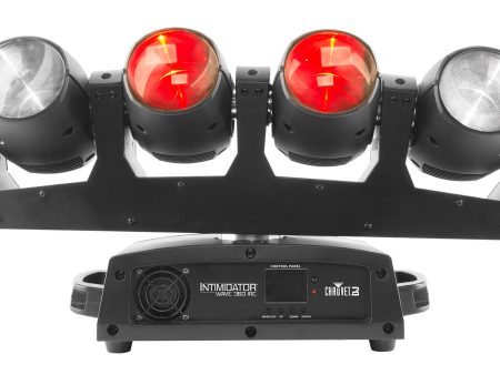 B-Stock: Chauvet DJ Intimidator Wave 360 IRC Rotating Wave Effect 4 Head Moving Lighting Fashion