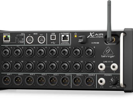 B-Stock: Behringer XR18 18-Channel, 12-Bus Digital Mixer for iPad Android Tablets Hot on Sale