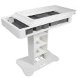 ProX XZF-DJCTW DJ Control Tower Travel Stand for PIONEER XDJ-XZ, DDJ-1000, DDJ-SX3 RANE One - White Finish For Discount