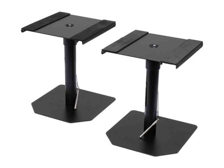 B-Stock: Odyssey ASPKSTAND2XDT Speaker Stands with Flat Surface Base Hot on Sale