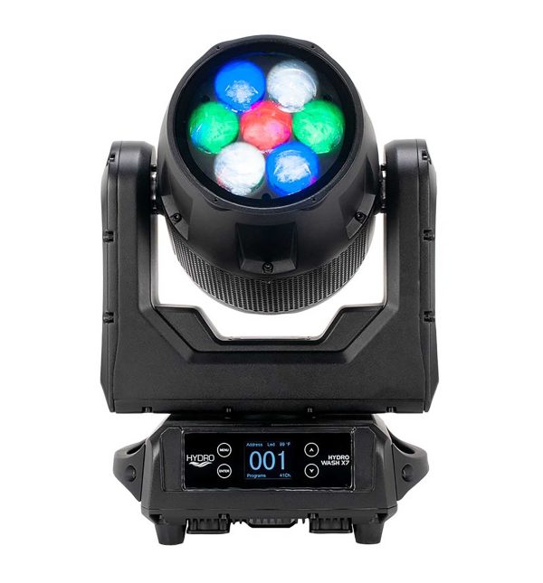 ADJ Hydro Wash X7, Moving Head Wash Fixture with Seven 40W RGBW (4-IN-1) LEDs Online