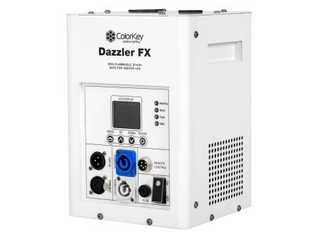 B-Stock: ColorKey CKU-7701 Dazzler FX Cold Spark Machine - White For Cheap