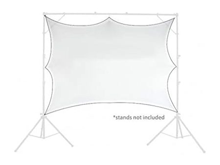 B-Stock: Scrim King SS-SCRN57W, 5×7 Foot Backdrop Screen - White Online now