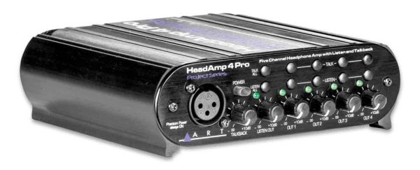 Art HeadAmp4Pro 5 Channel Headphone Amplifier with Talkback Sale