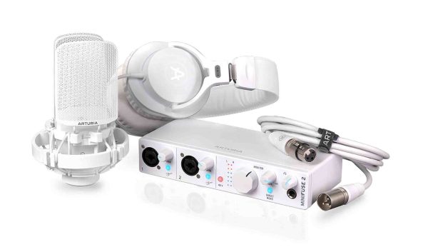 Arturia MiniFuse Recording Pack - White For Cheap