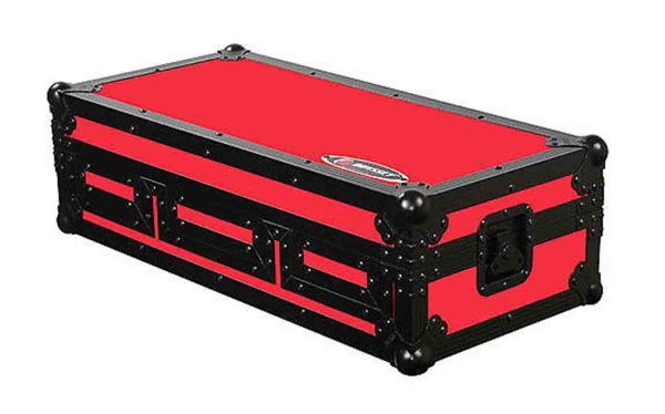 B-Stock: Odyssey FRDNX1200BKRED Red Designer DJ Series Denon CD Console Case - Red on Black on Sale