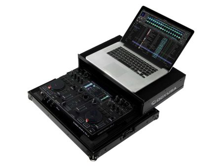 B-Stock: Odyssey FRGSPRIMEGOBL Black Label Case with Glide Style Laptop Platform for Denon DJ Prime GO Online Sale