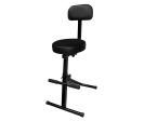 B-Stock: ProX X-GIGCHAIR-MK2 Operators Gig Chair Portable Adjustable Padded Foam Velvet Covered 13  Seat Fashion