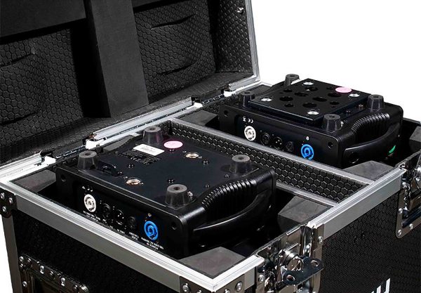 ADJ DRC MH, Dual Road Case for Focus Spot 3Z, 4Z, or Vizi Beam RXONE - Black Hot on Sale