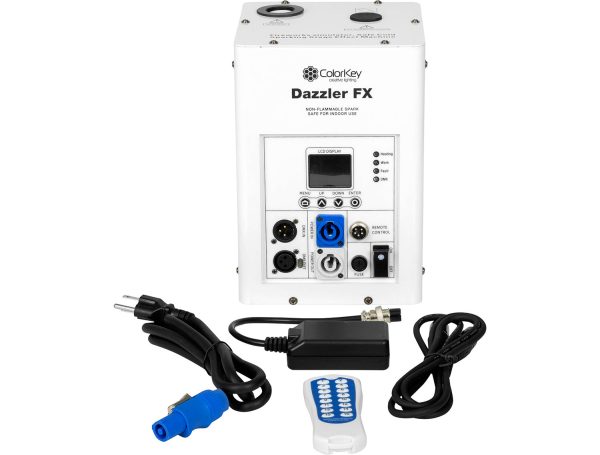 B-Stock: ColorKey CKU-7701 Dazzler FX Cold Spark Machine - White For Cheap