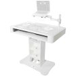 ProX XZF-DJCTW DJ Control Tower Travel Stand for PIONEER XDJ-XZ, DDJ-1000, DDJ-SX3 RANE One - White Finish For Discount