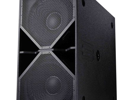 BASSBOSS BB-ZV28-MK3 Dual 18-Inch Active Subwoofer - Black Supply