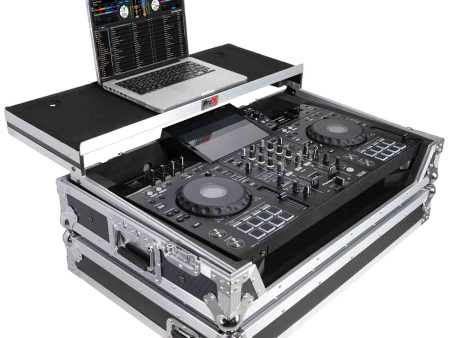 ProX XS-XDJRX3 WLT Flight Case for Pioneer XDJ-RX3, DDJ-REV5 DJ Controller with Laptop Shelf 1U Rack Space and Wheels on Sale