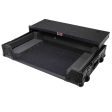 B-Stock: ProX XS-DDJREV7WLTBL DJ Flight Case for Pioneer DDJ-REV7 Digital Controller with Sliding Laptop Shelf and Wheels - Black Finish Online now