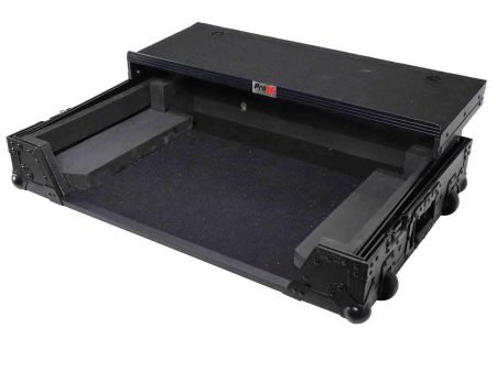 B-Stock: ProX XS-DDJREV7WLTBL DJ Flight Case for Pioneer DDJ-REV7 Digital Controller with Sliding Laptop Shelf and Wheels - Black Finish Online now