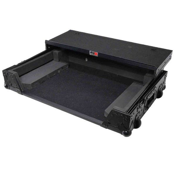 B-Stock: ProX XS-DDJREV7WLTBL DJ Flight Case for Pioneer DDJ-REV7 Digital Controller with Sliding Laptop Shelf and Wheels - Black Finish Online now