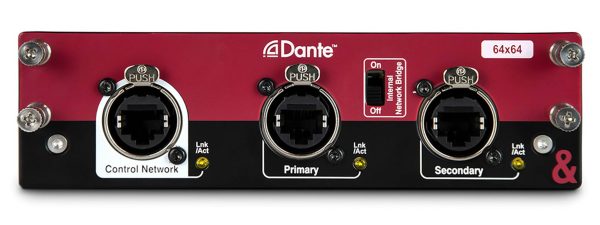 Allen & Heath M-DL-DANTE64-A, Audio Networking Card for dLive and Avantis Mixers Online Hot Sale