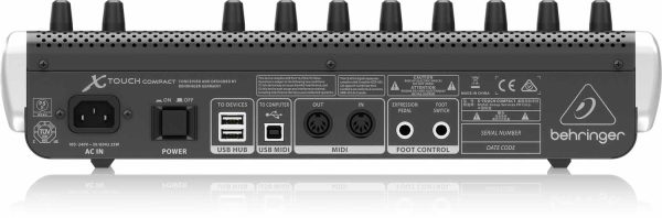 B-Stock: Behringer X-TOUCH COMPACT Universal USB MIDI Controller with 9 Touch-Sensitive Motor Faders For Sale