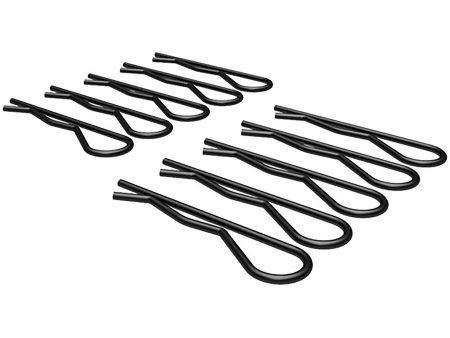 Global Truss R-CLIP-SS-BLK, Stainless Steel Cotter Pin Black Anodized - 10 Pack Supply