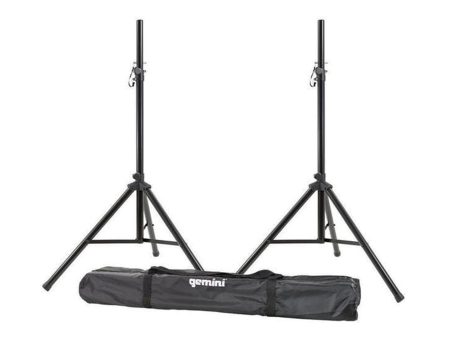 Gemini Sound ST-Pack, 2-Tripod Speaker Stands with Carry Bag on Sale