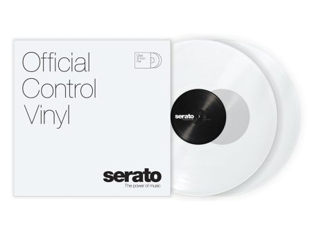 B-Stock: Serato SCV-PS-CLE-OV 12  Clear Control Vinyl (Pair) Fashion