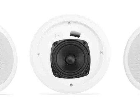 B-Stock: QSC AC-C4T Acoustic Coverage Series AC-C4T 4  Ceiling-Mount Loudspeakers Fashion