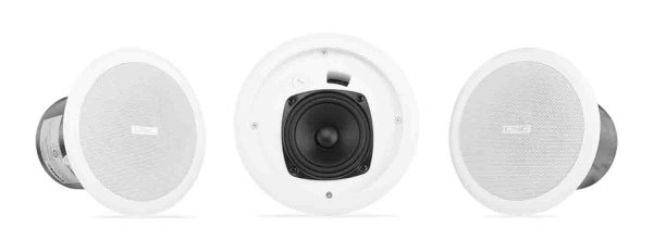 B-Stock: QSC AC-C4T Acoustic Coverage Series AC-C4T 4  Ceiling-Mount Loudspeakers Fashion