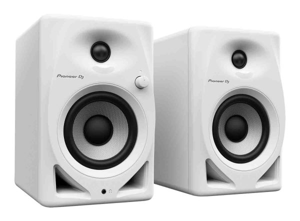 B-Stock: Pioneer DJ DM-40D-W 4  Two-Way Active Desktop Monitor System - (Pair, White) Hot on Sale