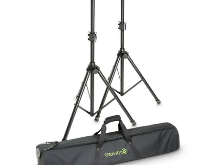 Gravity GSS5212BSET1, Box Stand Set 2 Box Stands Steel With Transport Bag Hot on Sale