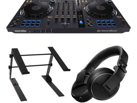 Pioneer DJ FLX6-GT 4-Channel DJ Controller Package with Headphones and Laptop Stand Sale