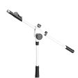 B-Stock: Gravity GMS4322W Microphone Stand with Folding Tripod Base and 2-Point Adjustment Telescoping Boom - White For Discount