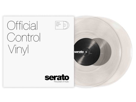 B-Stock: Serato SCV-PS-CLE-10, 10  Control Vinyl (Pair, Clear) Hot on Sale