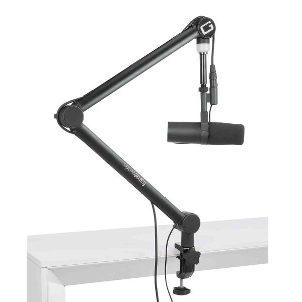 B-Stock Scratch & Dent: Gator Frameworks GFW-MICBCBM4000 Professional Broadcast Boom Mic Stand with LED Light For Discount