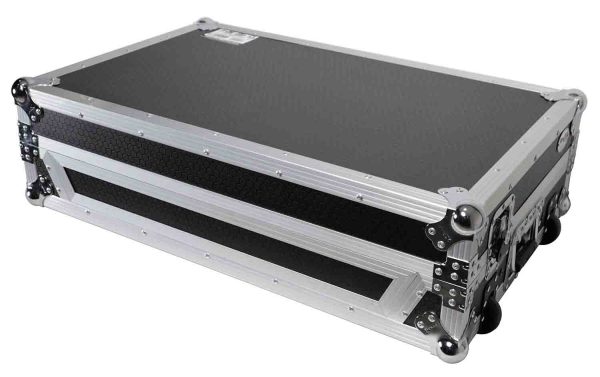 ProX XS-XDJRX3 WLT Flight Case for Pioneer XDJ-RX3, DDJ-REV5 DJ Controller with Laptop Shelf 1U Rack Space and Wheels on Sale