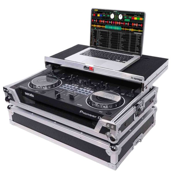 B-Stock: ProX X-DDJREV1LT Flight Case for Pioneer DDJ-REV1 Digital Controller with Sliding Laptop Shelf Online now