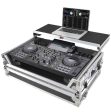 ProX XS-XDJRX3 WLT Flight Case for Pioneer XDJ-RX3, DDJ-REV5 DJ Controller with Laptop Shelf 1U Rack Space and Wheels on Sale