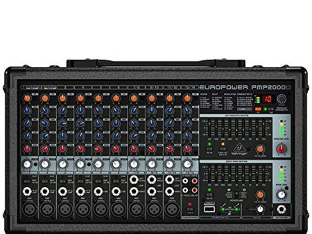 Behringer PMP2000D, 2000W 14-Channel Powered Mixer Hot on Sale