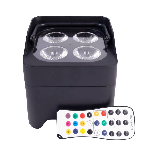 B-Stock: Colorkey CKW-6024 MobilePar Mini Hex 4 Uplight Bundle w Carrying Case Supply