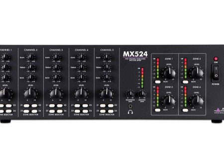 ART MX524 Five Channel Four Zone Mic Line Mixer Online