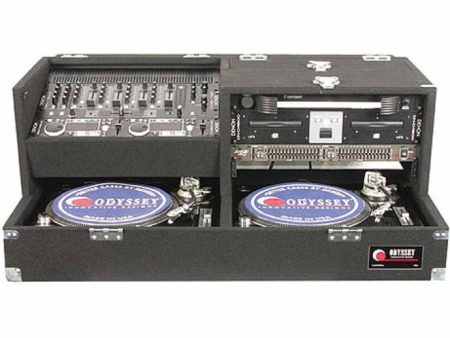 B-Stock: Odyssey CS132T Twin Rack 2 Turntable Case With 8U Slide-Back and 5U Rack Space Discount